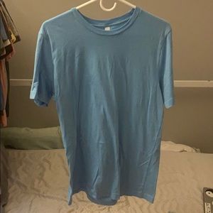 large light blue men’s tee shirt